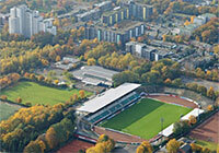 Preußen-Stadion auf dem Luftbild