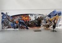 Leibeigene Blick in die Ausstellung.