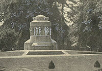 Kriegerdenkmal am Mauritztor, 1909 (Foto: Stadtarchiv Münster)