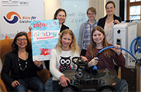 v.l.: Antje Schmidt-Schleicher, Dr. Elena Gorbacheva, Jana Buchholz, Bettina Distel, Pia Hornig und Claudia Cramer