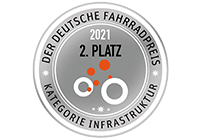 Der Deutsche Fahrradpreis 2021: 2. Platz Kategorie Infrastruktur