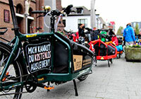 Lastenräder kann man in Münster kostenlos ausleihen.